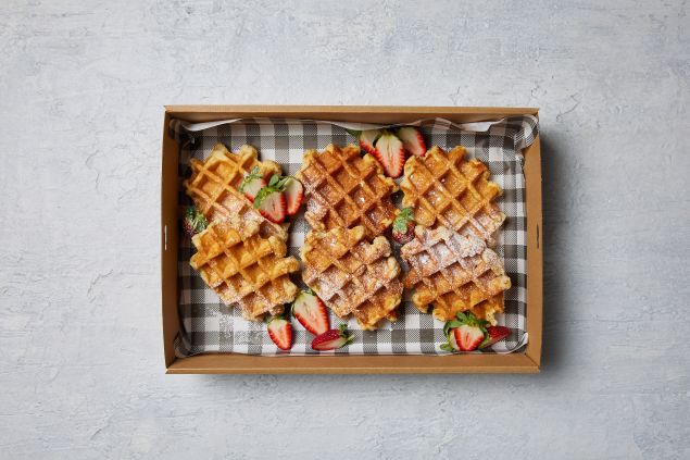 Classic Waffles 6 piece platter
