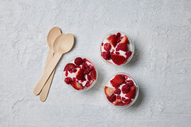 Yoghurt pot platter 6 piece