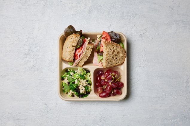 Packed Lunch - Ham & Cheese Sandwich