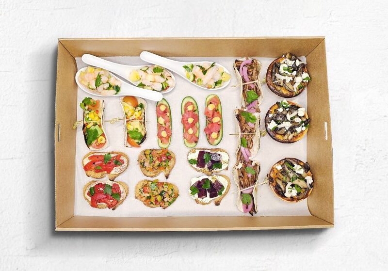 selection of cold canapes (40 piece)
