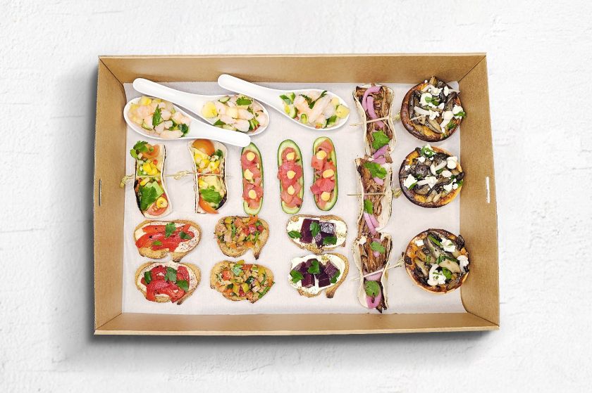 selection of cold canapes (40 piece)