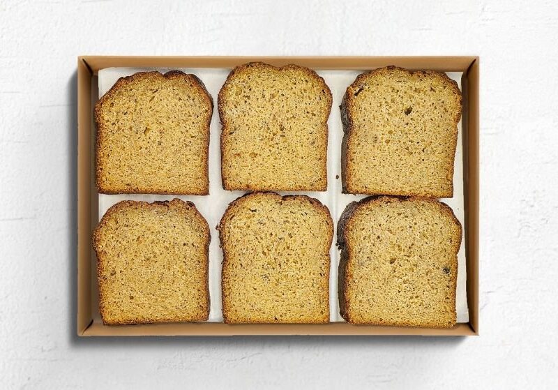 Banana Bread 6 piece platter