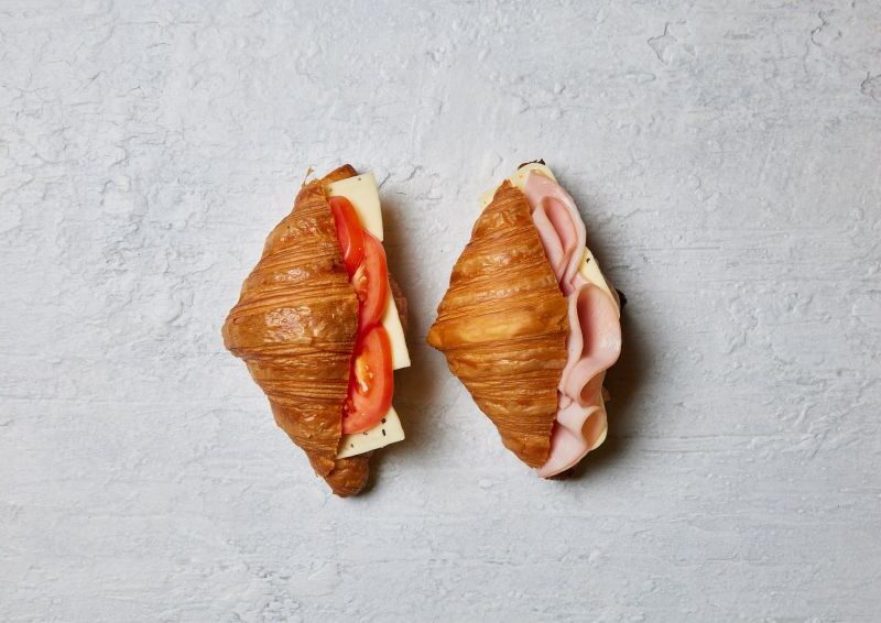 Mini Savoury Filled Croissant platter 12 piece
